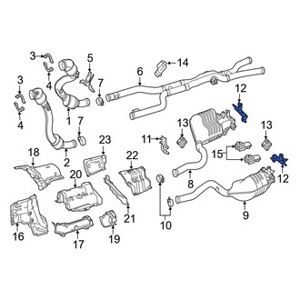 Mercedes-Benz OE - Front Left Exhaust System Hanger Bracket