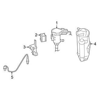 Mercedes-Benz OE - Emission System - Emission Components (Sedan)