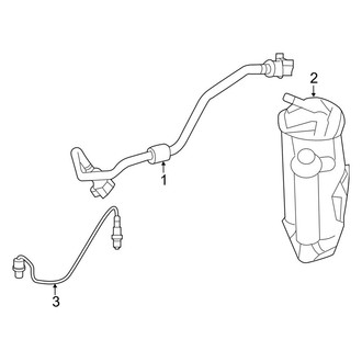 Mercedes-Benz OE - Emission System - Emission Components (Sedan)
