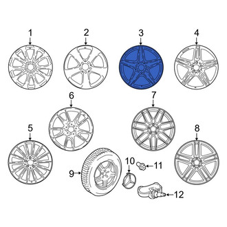 Mercedes-Benz OE - Wheel