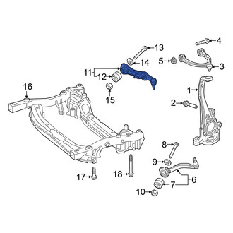 Mercedes-Benz OE - Front Left Lower Forward Suspension Control Arm