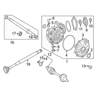 Mercedes-Benz OE - Front Suspension - Carrier & Front Axles