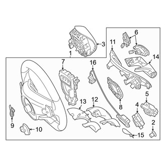 Mercedes-Benz OE - Steering Wheel & Trim (With AMG Wheel)