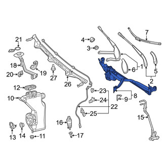 Mercedes-Benz OE - Front Wiper Motor