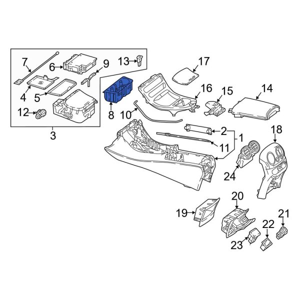 Console Cup Holder