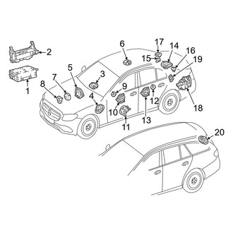 Mercedes-Benz OE - Console - Sound System (Sedan)