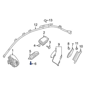 Mercedes-Benz OE - Instrument Panel Air Bag Bolt