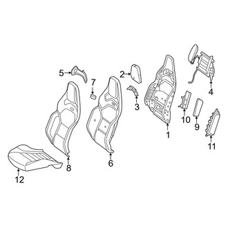 Mercedes-Benz OE - Seats & Tracks - Passenger Seat Components (With AMG Performance Seats)