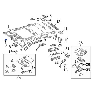 Mercedes-Benz OE - Headliner Cap