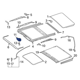 Mercedes-Benz OE - Sunroof Motor