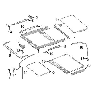 Mercedes-Benz OE - Roof - Sunroof (W/O Panoramic Roof), (Wagon)