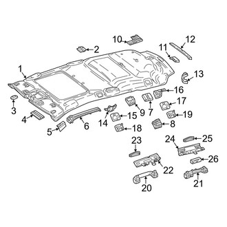 Mercedes-Benz OE - Roof - Interior Trim (With Panoramic Roof, Headliner & Components), (Wagon)