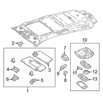 Mercedes-Benz OE - Roof - Interior Trim (With Panoramic Roof, Sunvisor & Lamps), (Wagon)