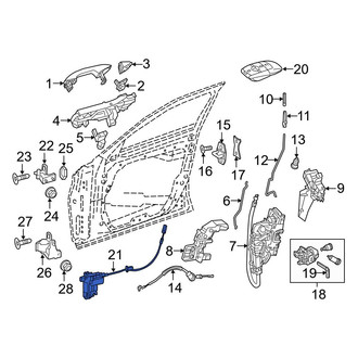 Mercedes-Benz OE - Front Left Door Lock Actuator Motor