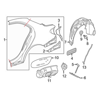 Mercedes-Benz OE - Quarter Panel & Components (Sedan)