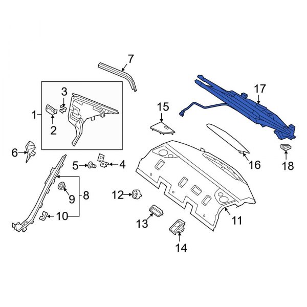 Back Glass Sunshade