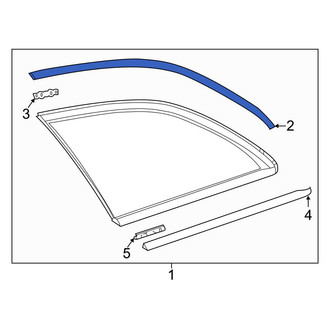 Mercedes-Benz OE - Rear Left Quarter Panel Reveal Molding