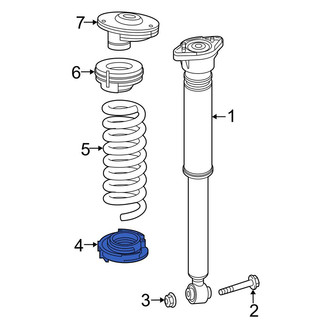 Mercedes-Benz OE - Lower Coil Spring Insulator