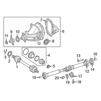 Mercedes-Benz OE - Rear Suspension - Axle & Differential