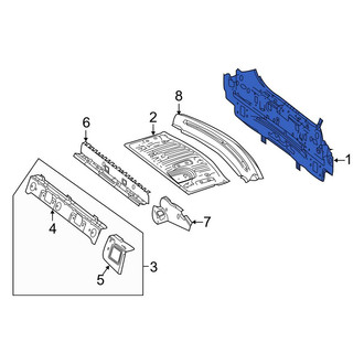 Mercedes-Benz OE - Rear Outer Rear Body Panel
