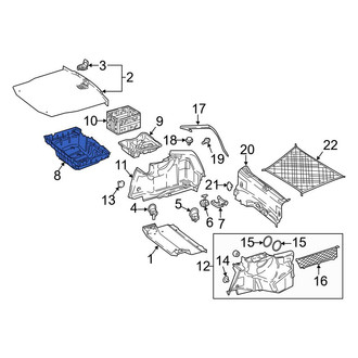 Mercedes-Benz OE - Rear Spare Tire Compartment