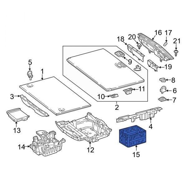 Trunk Floor Storage Box