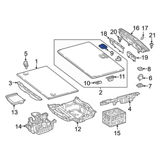 Mercedes-Benz OE - Rear Cargo Cover Handle