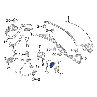 Mercedes-Benz OE - Trunk Lid Pull Down Motor