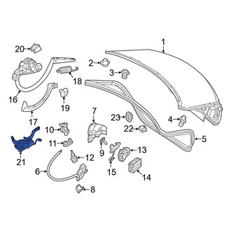 Mercedes-Benz OE - Trunk Lid Pull Down Motor