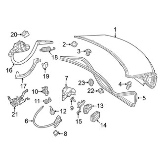 Mercedes-Benz OE - Trunk Lid - Lid & Components (Sedan)