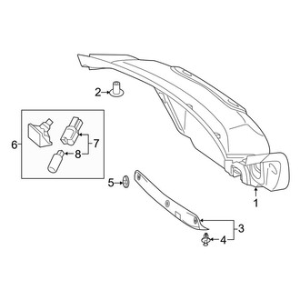 Mercedes-Benz OE - Trunk Lid - Interior Trim (Sedan)