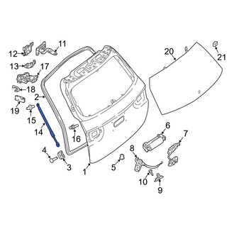 Mercedes-Benz OE - Liftgate Lift Support