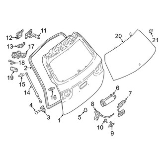 Mercedes-Benz OE - Lift Gate - Gate & Hardware (Wagon)
