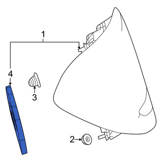 Mercedes-Benz OE - Right Tail Light Gasket