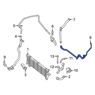 Mercedes-Benz OE - Drive Motor Battery Pack Coolant Hose