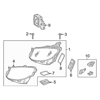 Mercedes-Benz OE - Front Lamps - Headlamp Components