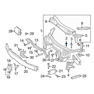 Mercedes-Benz OE - Automatic Transmission Oil Cooler Bolt