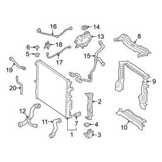 Mercedes-Benz OE - Cooling - Radiator & Components