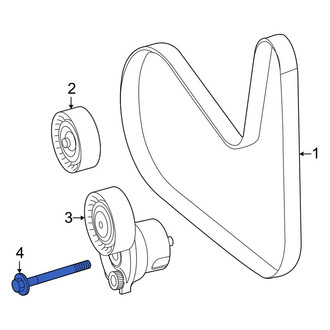 Mercedes-Benz OE - Belt Tensioner Bolt