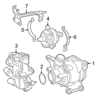 Mercedes-Benz OE - Cooling - Water Pump