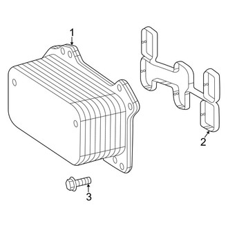 Mercedes-Benz OE - Cooling - Engine Oil Cooler