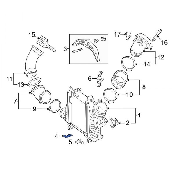 Intercooler Bracket