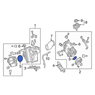 Mercedes-Benz OE - Intercooler Gasket