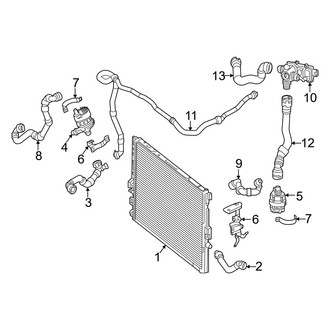 Mercedes-Benz OE - Cooling - Intercooler (Radiator Mounted)