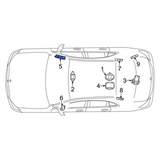 Mercedes-Benz OE - Rear Lower Antenna Amplifier