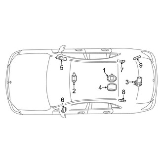 Mercedes-Benz OE - Electrical - Antenna (Sedan)