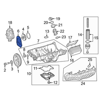 Mercedes-Benz OE - Lower Engine Timing Cover