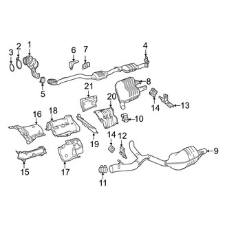 Mercedes-Benz OE - Exhaust System - Exhaust Components