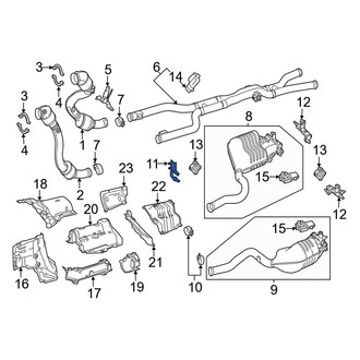 Mercedes-Benz OE - Exhaust System Hanger Bracket