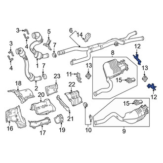 Mercedes-Benz OE - Front Right Exhaust System Hanger Bracket
